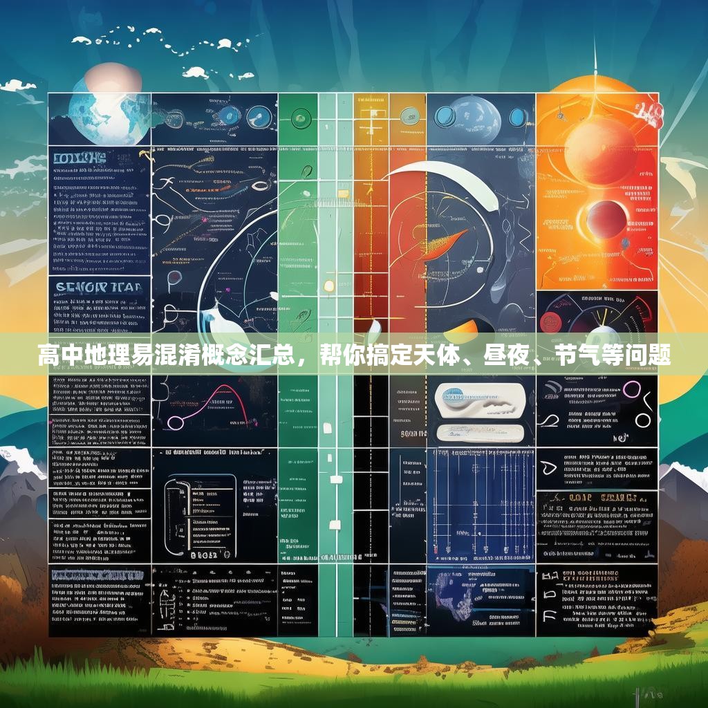 高中地理易混淆概念汇总，帮你搞定天体、昼夜、节气等问题